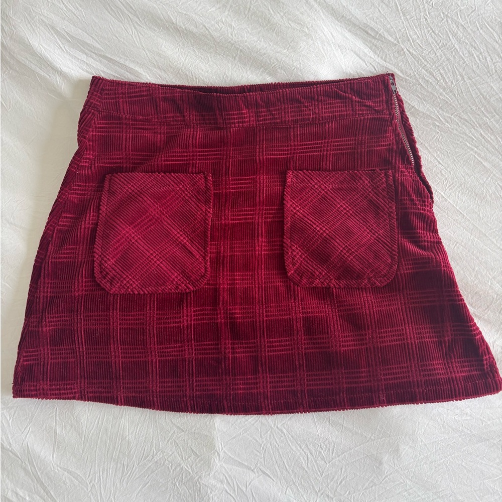Forever 21 red mini skirt